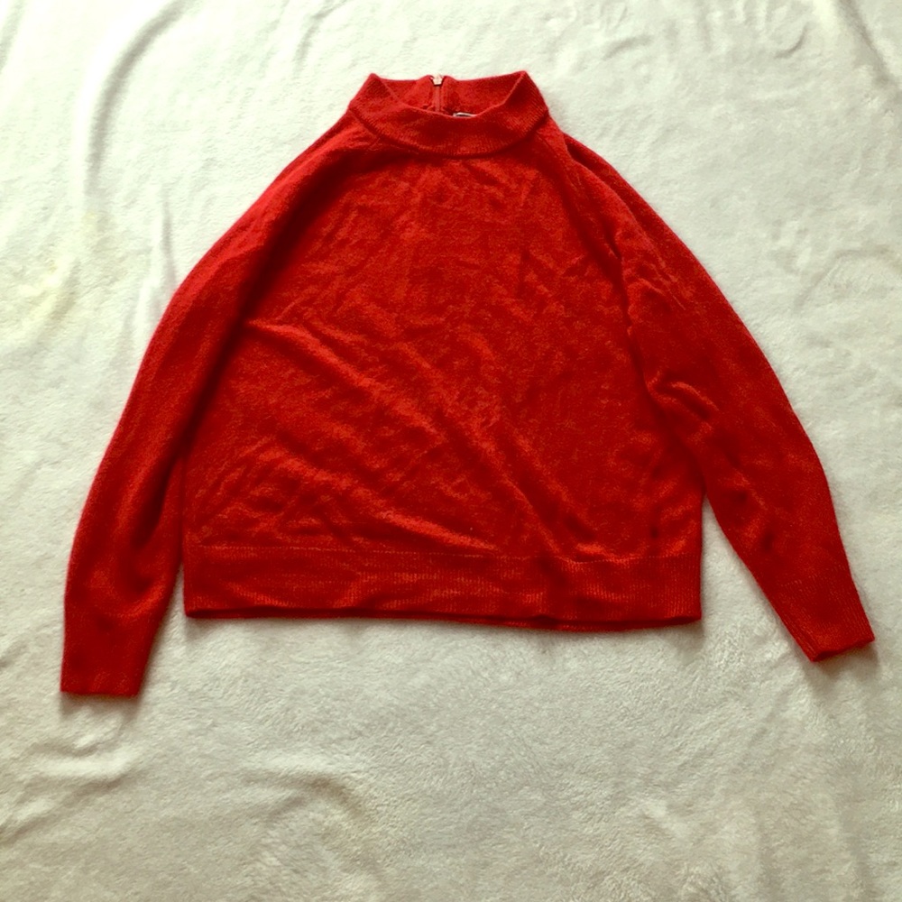 Red sweater shirt